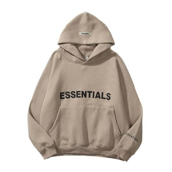 Brown Essentials Oversized Hoodie – 100% Authentic Streetwear