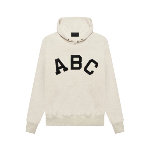 Fear of God Essentials ABC Hoodie – Modern Streetwear in White