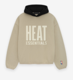 Beige logo of the Heat Essentials.