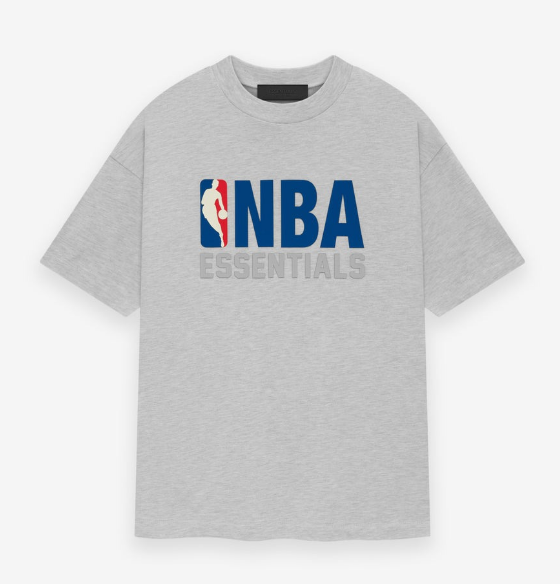 grey essentials t-shirt nba