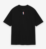 Black t-shirt featuring the iconic NBA logo in the center.