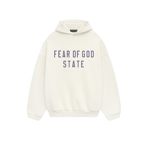 ESSENTIALS Fleece Hoodie cream